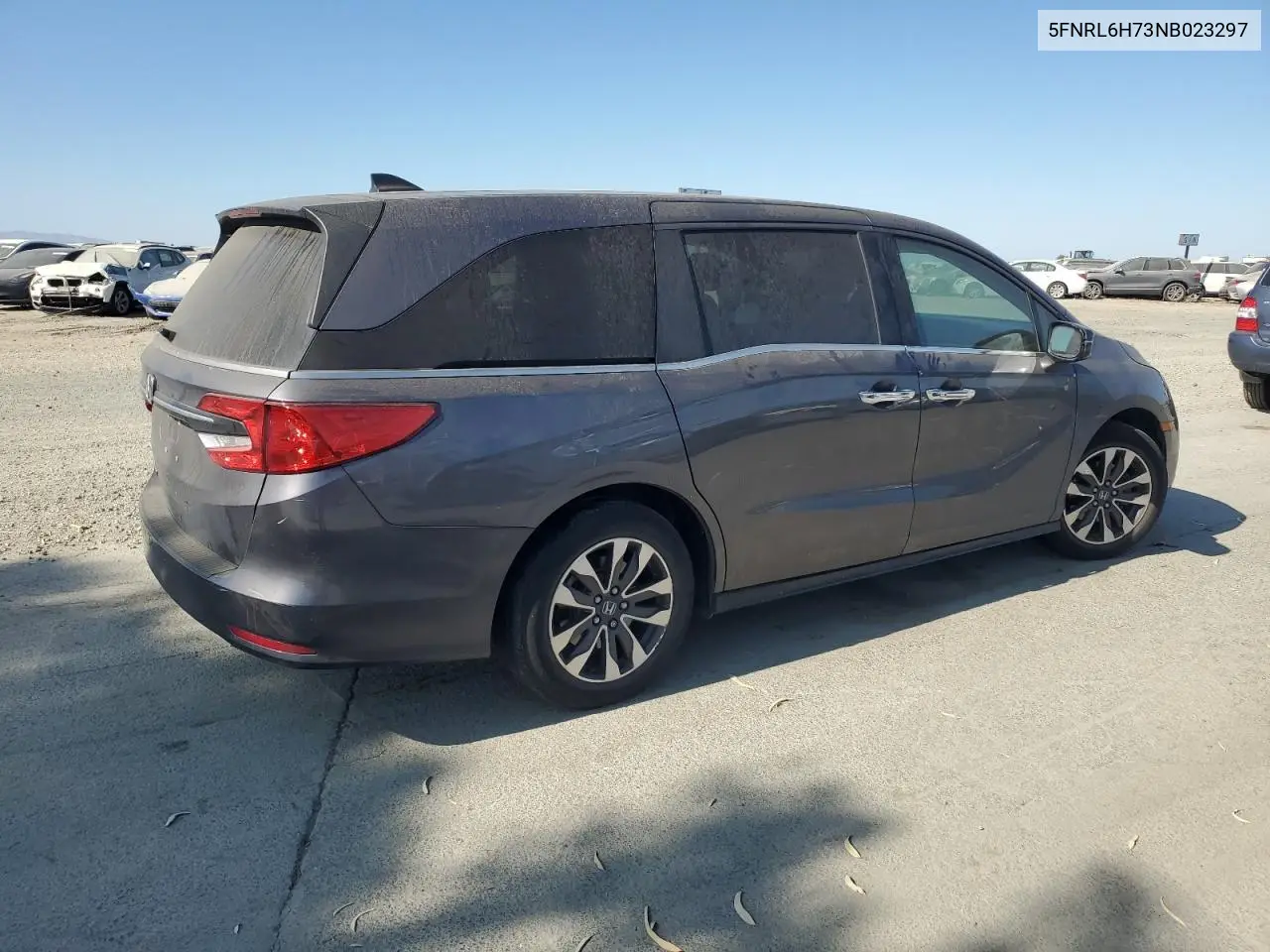 2022 Honda Odyssey Exl VIN: 5FNRL6H73NB023297 Lot: 61383025