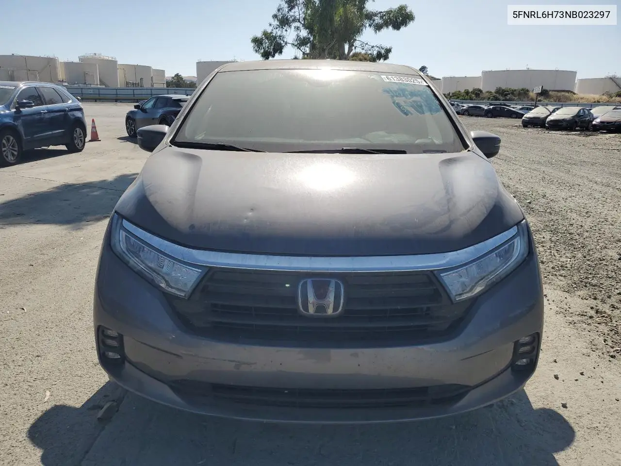 2022 Honda Odyssey Exl VIN: 5FNRL6H73NB023297 Lot: 61383025