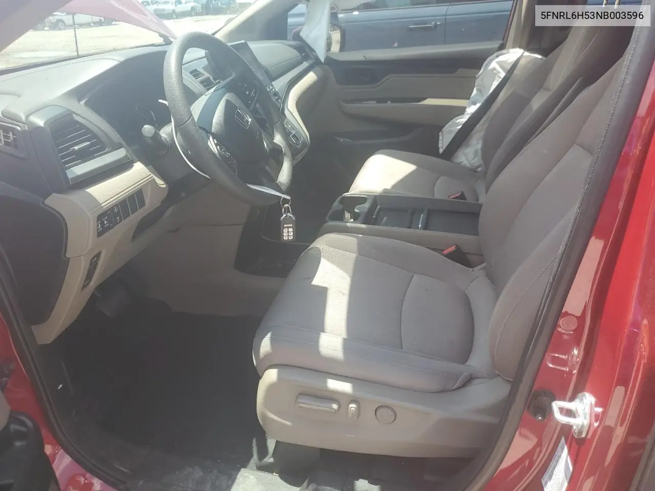 2022 Honda Odyssey Ex VIN: 5FNRL6H53NB003596 Lot: 61576055