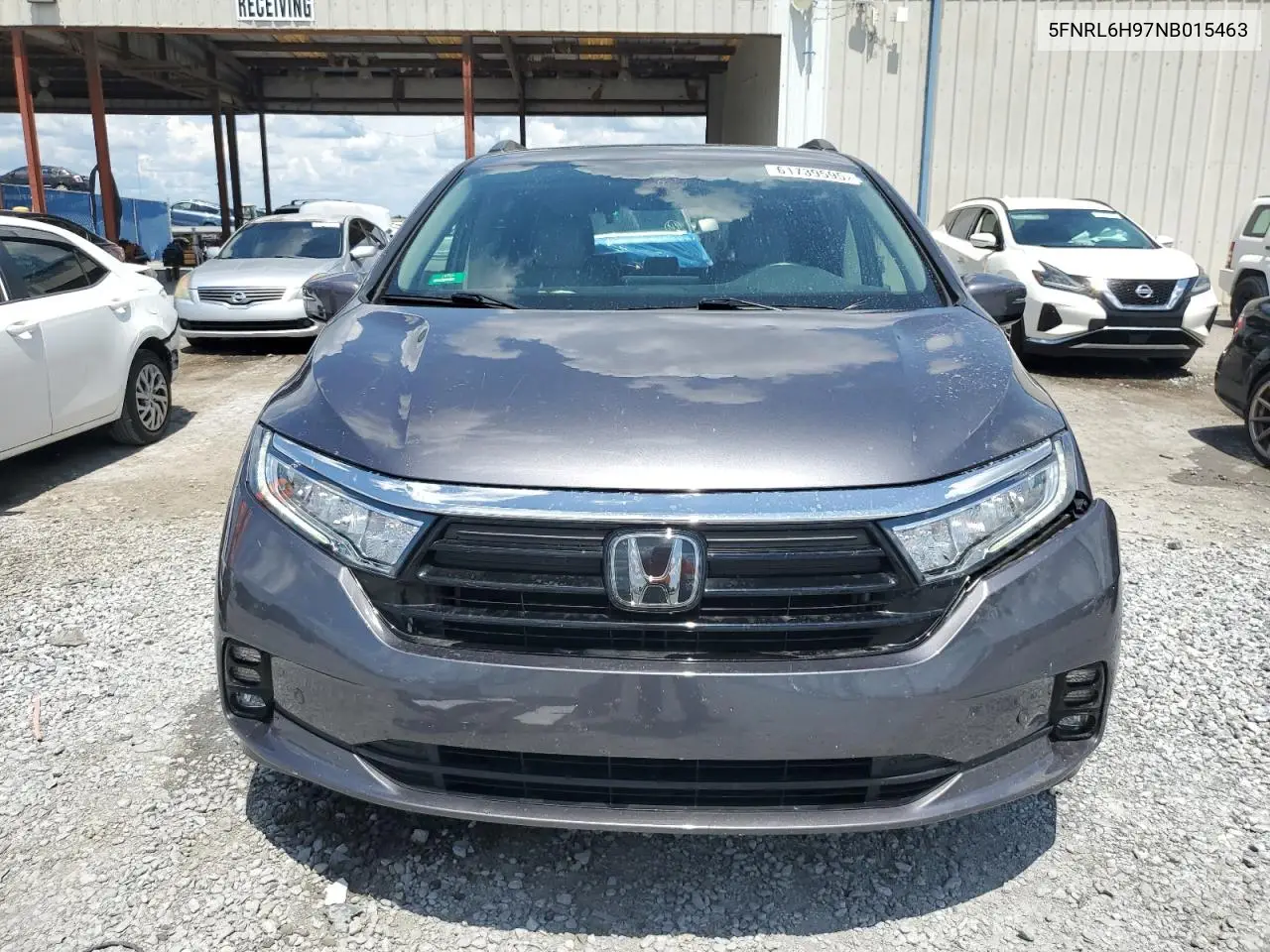 2022 Honda Odyssey Elite VIN: 5FNRL6H97NB015463 Lot: 61739595