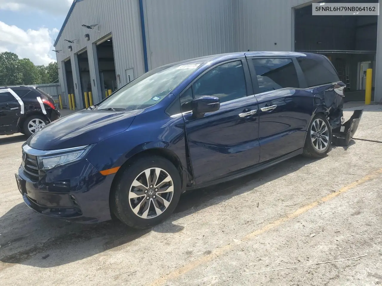 2022 Honda Odyssey Exl VIN: 5FNRL6H79NB064162 Lot: 61810775