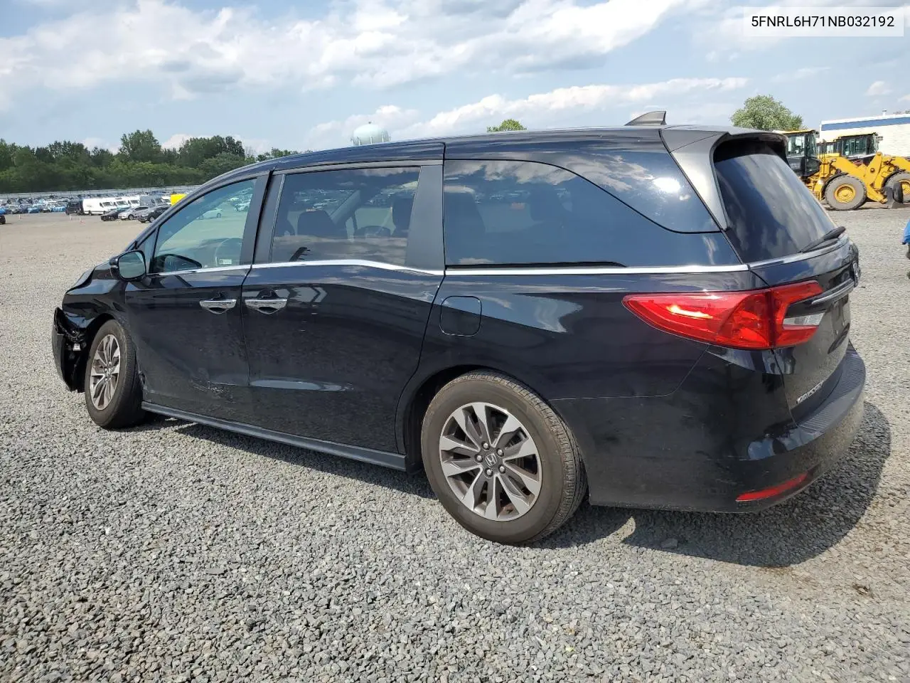 2022 Honda Odyssey Exl VIN: 5FNRL6H71NB032192 Lot: 61877705