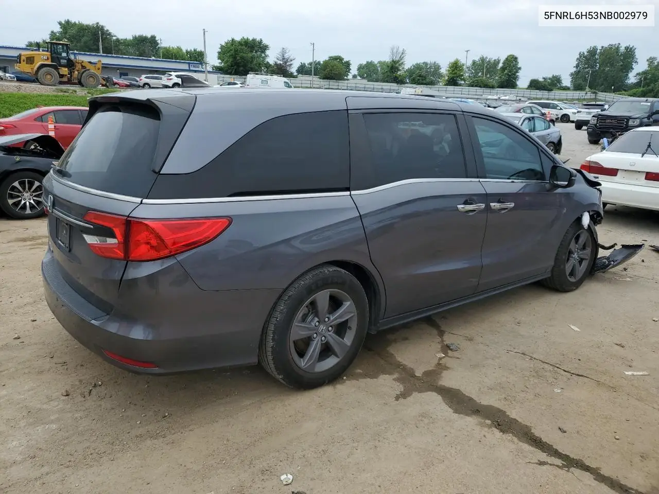 2022 Honda Odyssey Ex VIN: 5FNRL6H53NB002979 Lot: 62071125