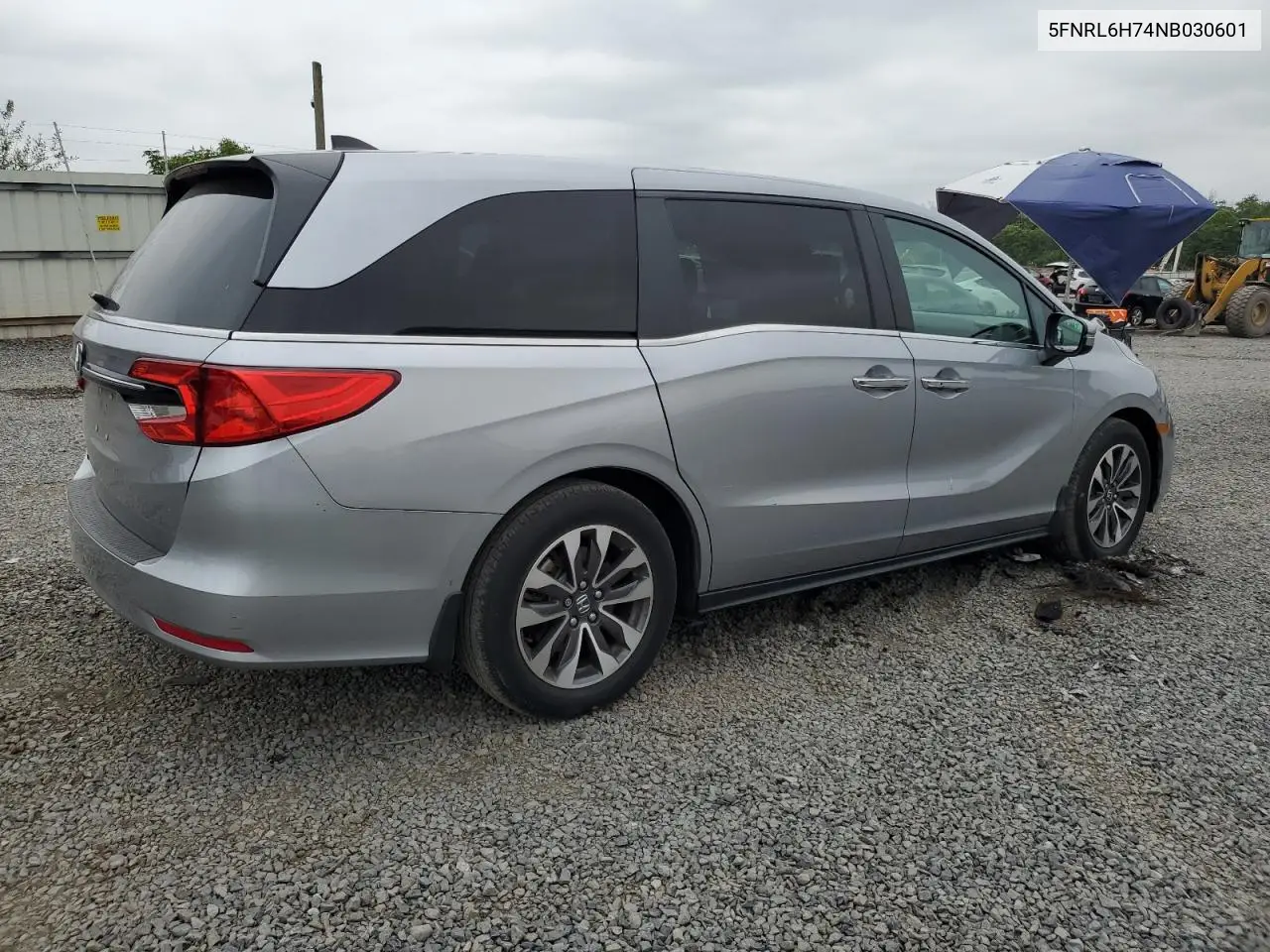 2022 Honda Odyssey Exl VIN: 5FNRL6H74NB030601 Lot: 62287885