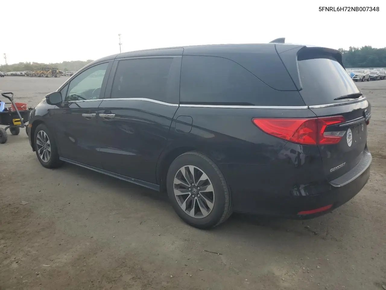 2022 Honda Odyssey Exl VIN: 5FNRL6H72NB007348 Lot: 62824325