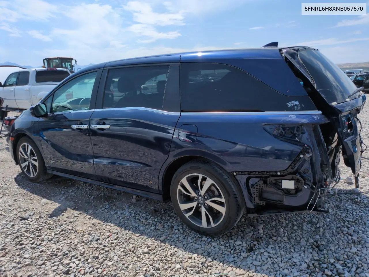 2022 Honda Odyssey Touring VIN: 5FNRL6H8XNB057570 Lot: 63066415