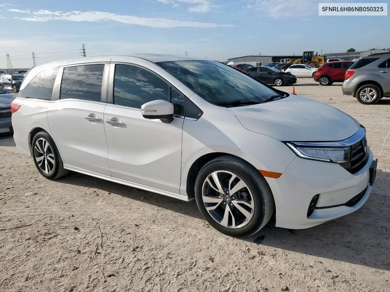 2022 Honda Odyssey Touring VIN: 5FNRL6H86NB050325 Lot: 63619115