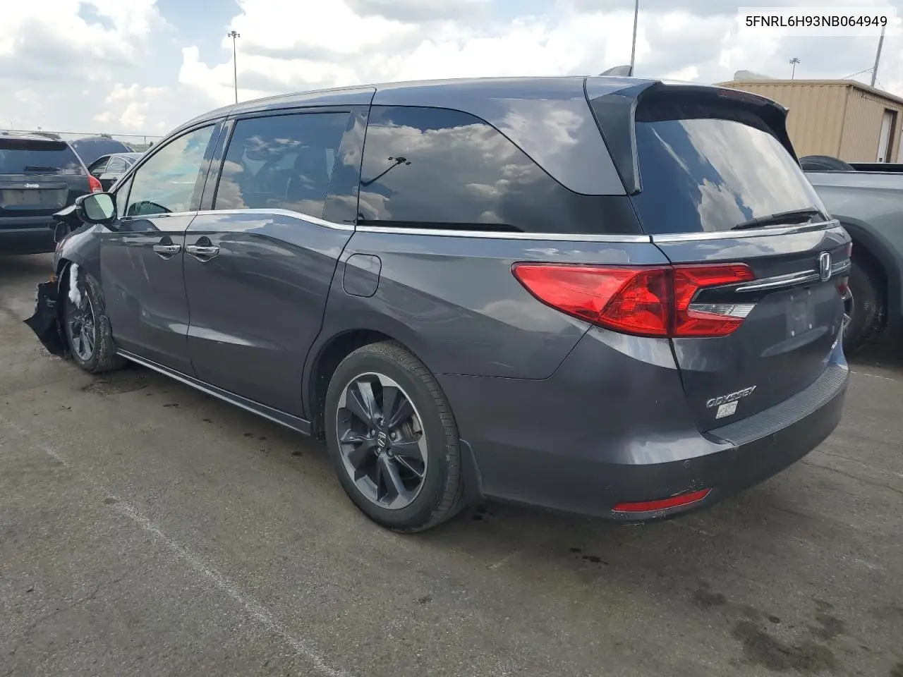 2022 Honda Odyssey Elite VIN: 5FNRL6H93NB064949 Lot: 63990845