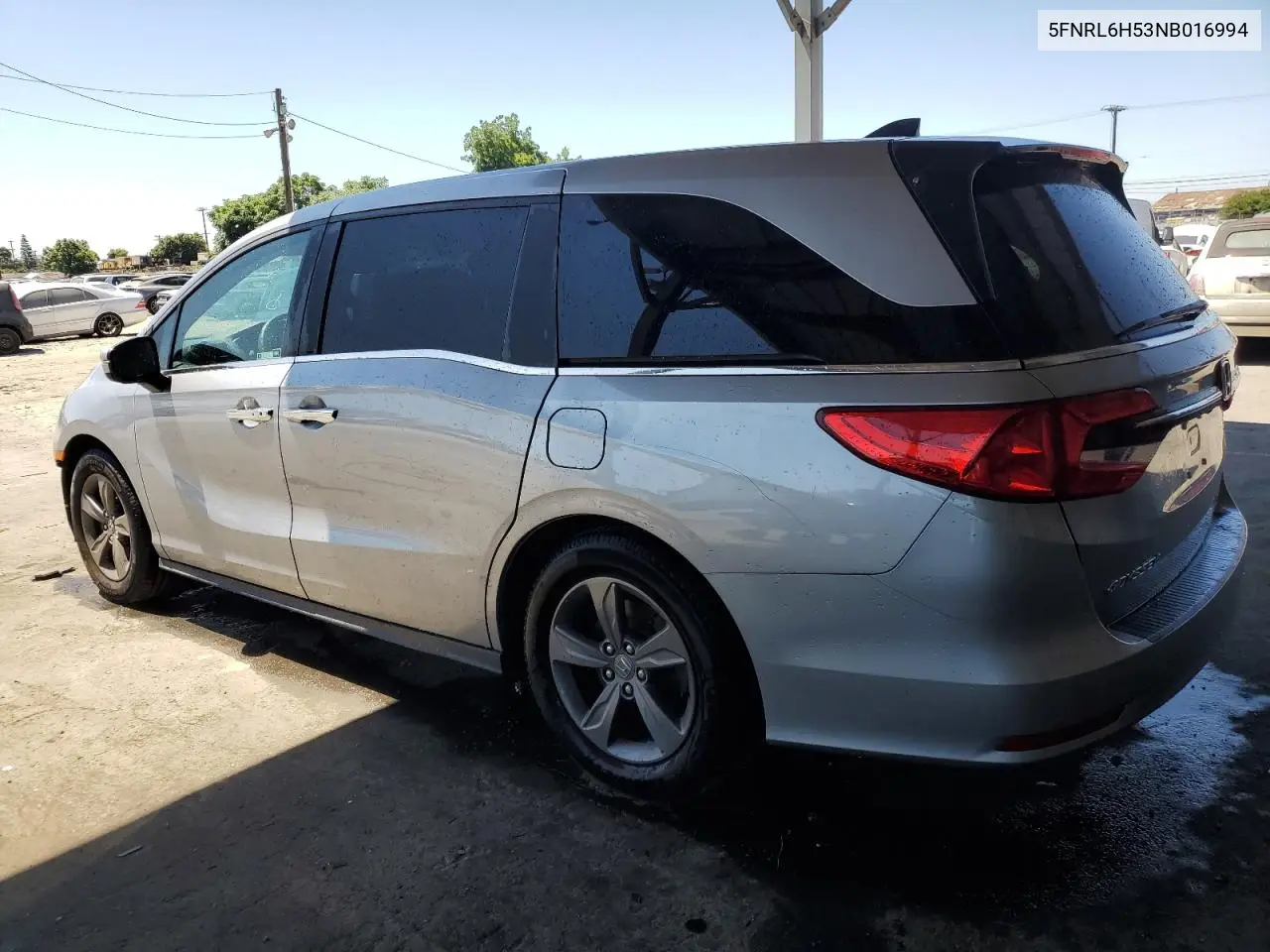 2022 Honda Odyssey Ex VIN: 5FNRL6H53NB016994 Lot: 64306425