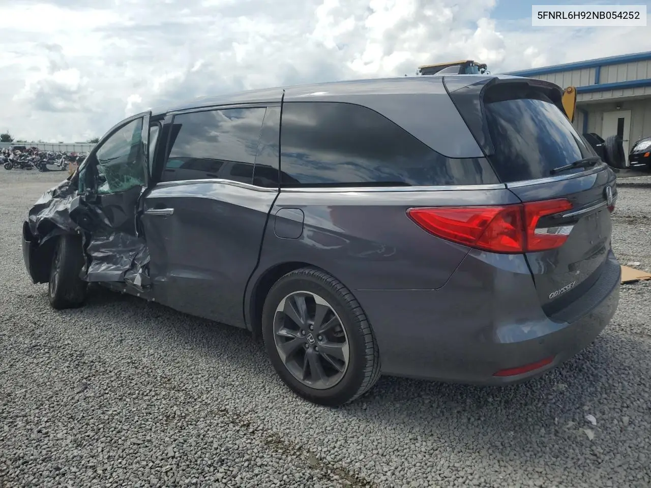 2022 Honda Odyssey Elite VIN: 5FNRL6H92NB054252 Lot: 64597825