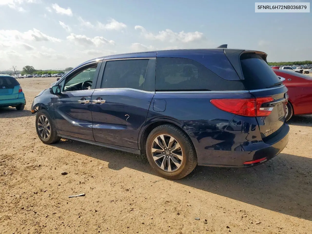 2022 Honda Odyssey Exl VIN: 5FNRL6H72NB036879 Lot: 64967435