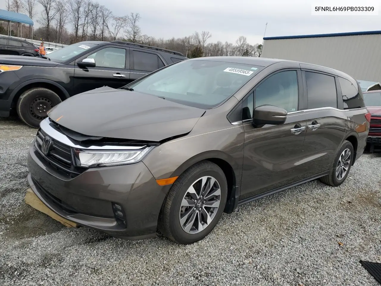 2023 Honda Odyssey Exl VIN: 5FNRL6H69PB033309 Lot: 48559565