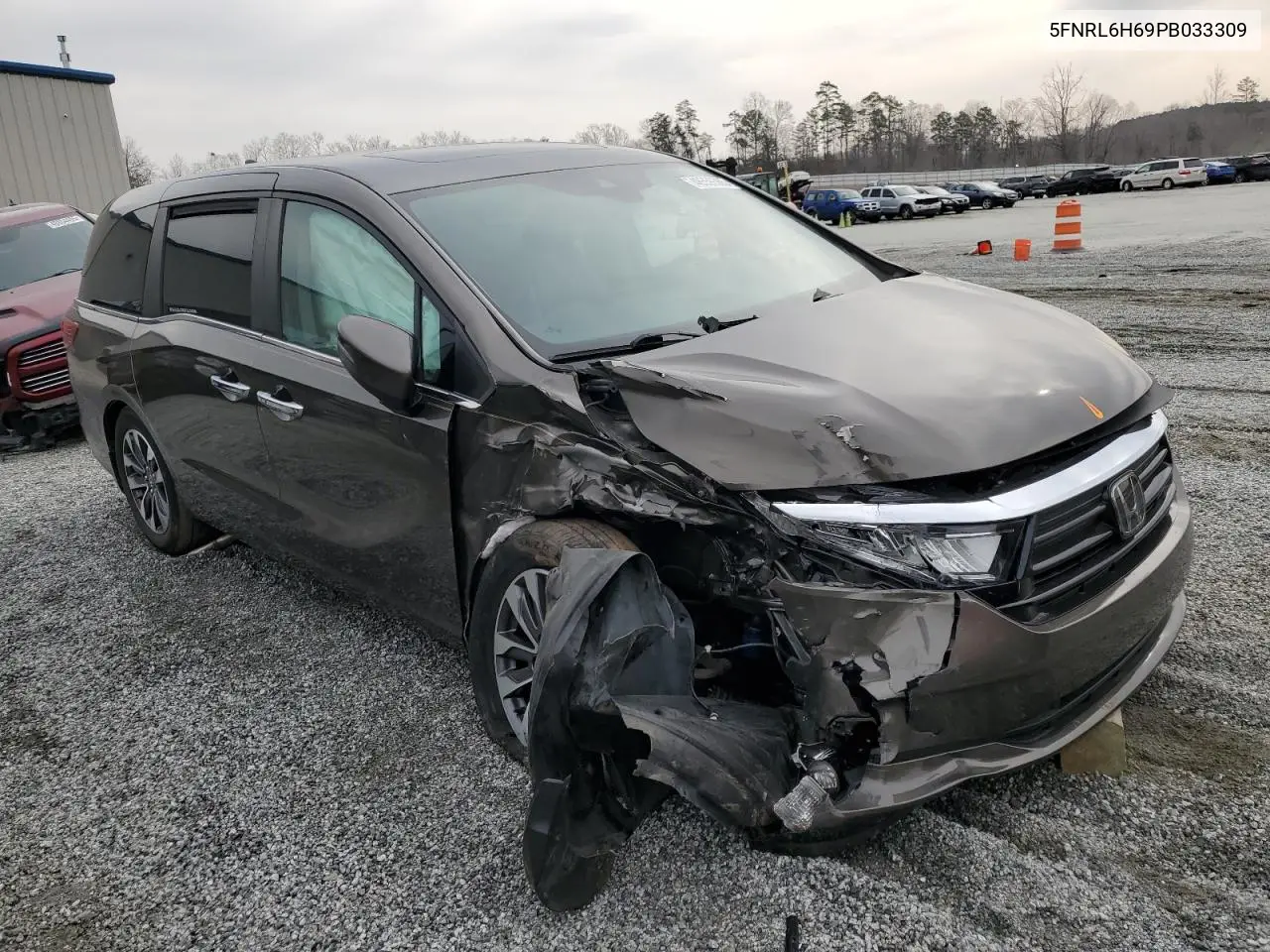 2023 Honda Odyssey Exl VIN: 5FNRL6H69PB033309 Lot: 48559565