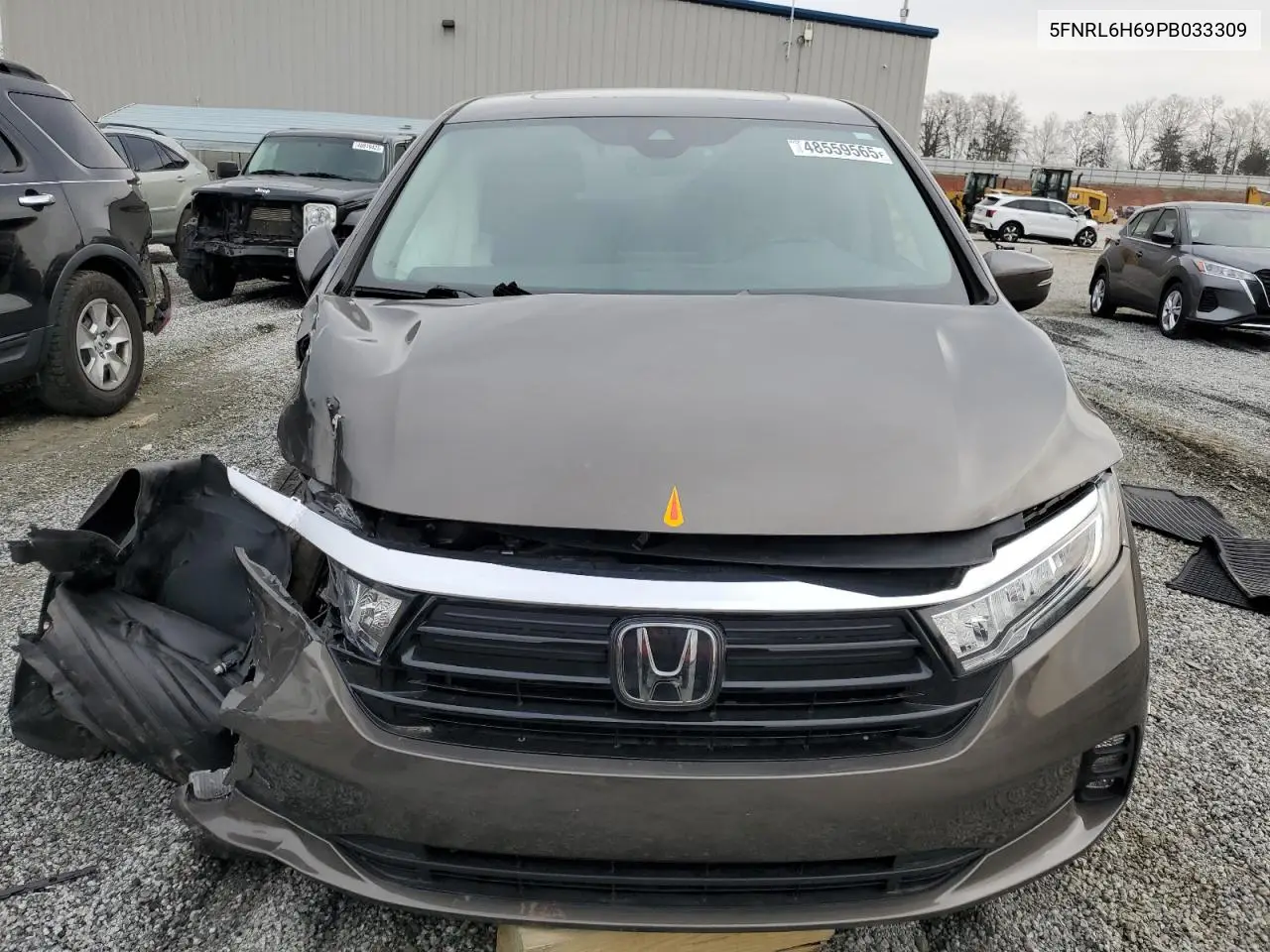 2023 Honda Odyssey Exl VIN: 5FNRL6H69PB033309 Lot: 48559565