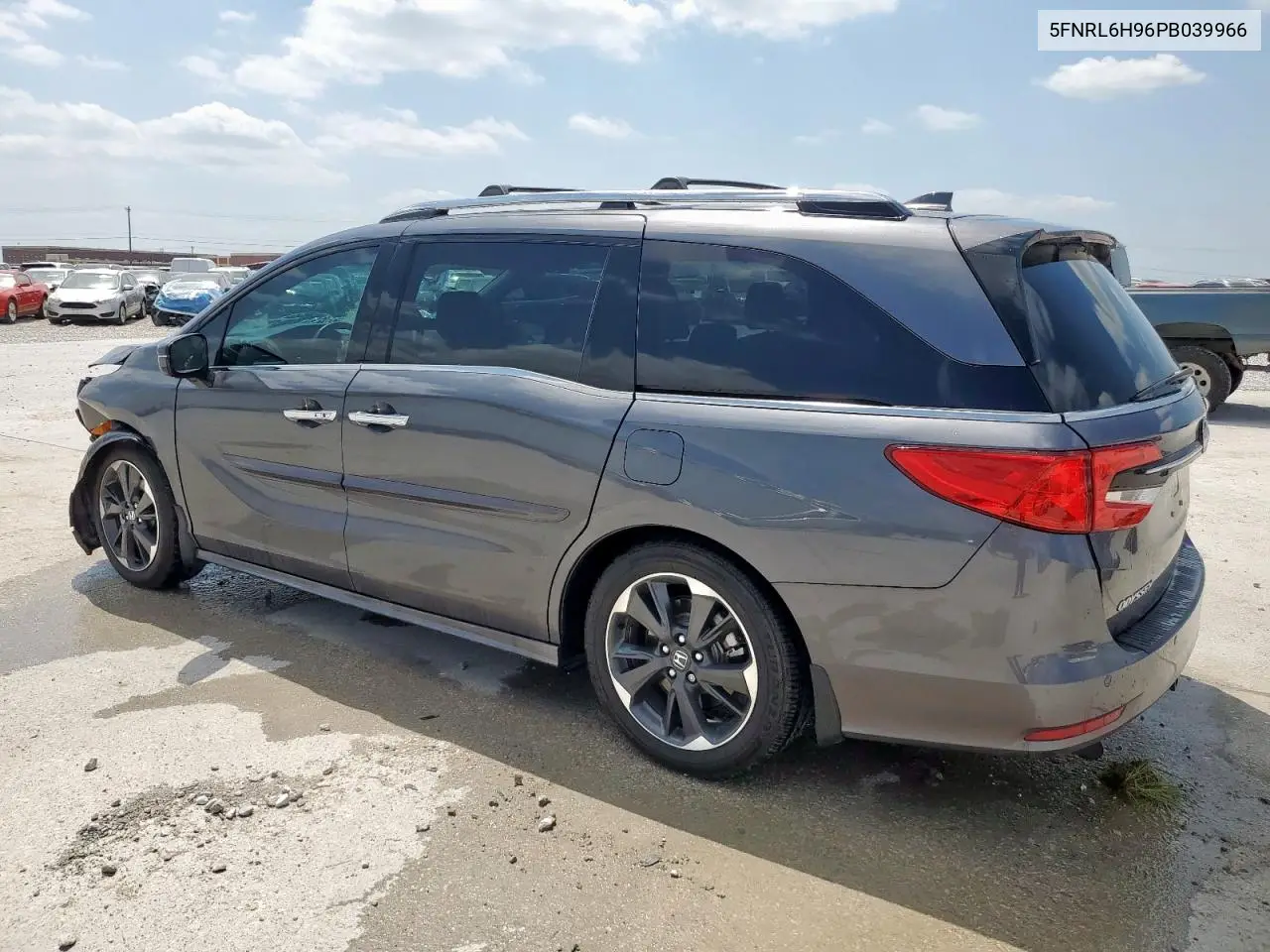 2023 Honda Odyssey Elite VIN: 5FNRL6H96PB039966 Lot: 53209515