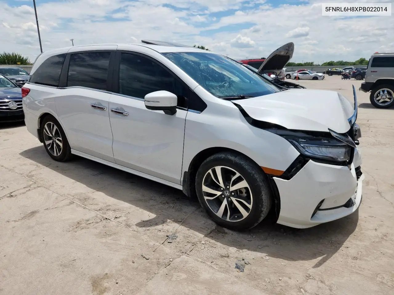 2023 Honda Odyssey Touring VIN: 5FNRL6H8XPB022014 Lot: 62944125