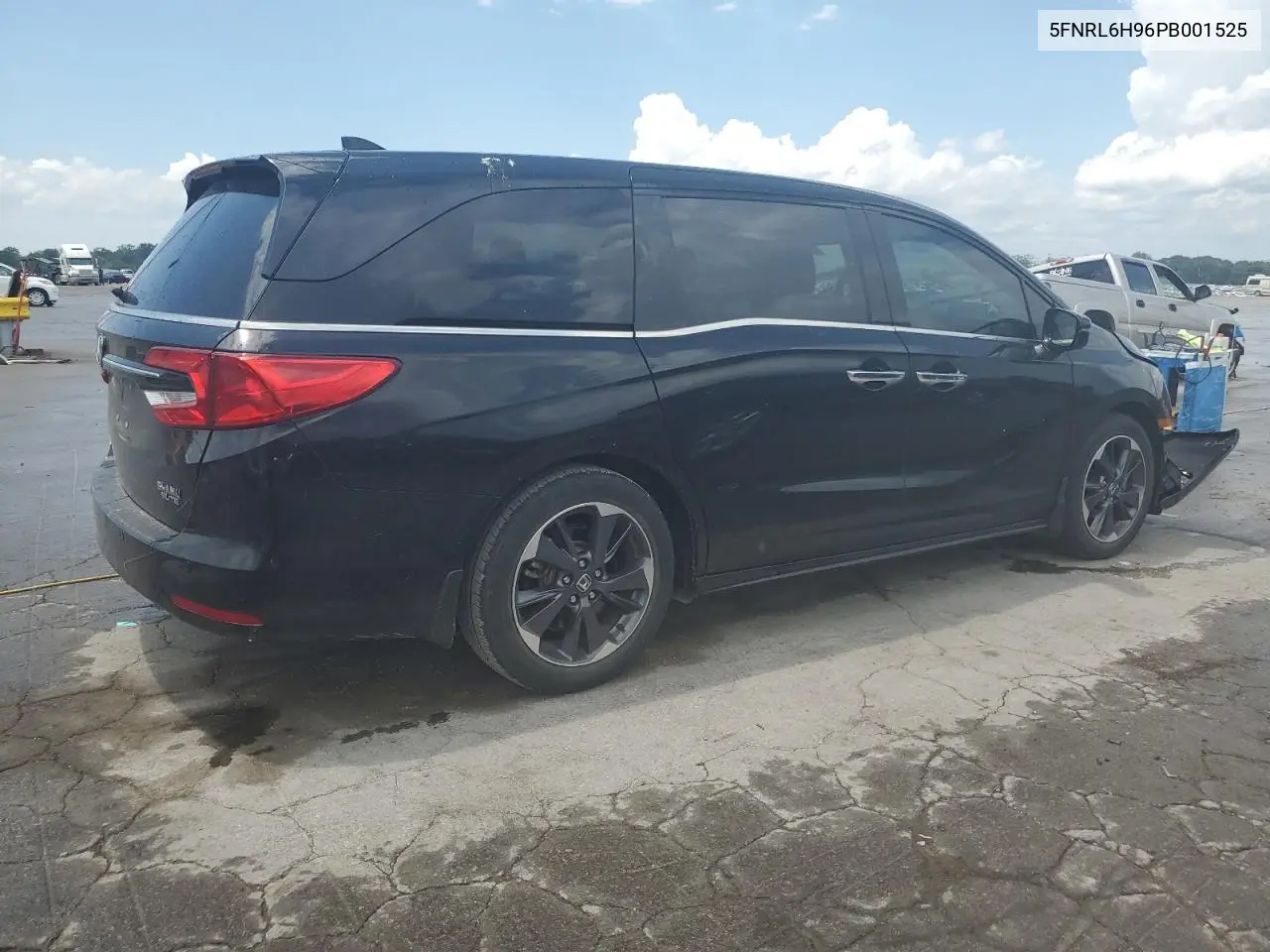 2023 Honda Odyssey Elite VIN: 5FNRL6H96PB001525 Lot: 63204905