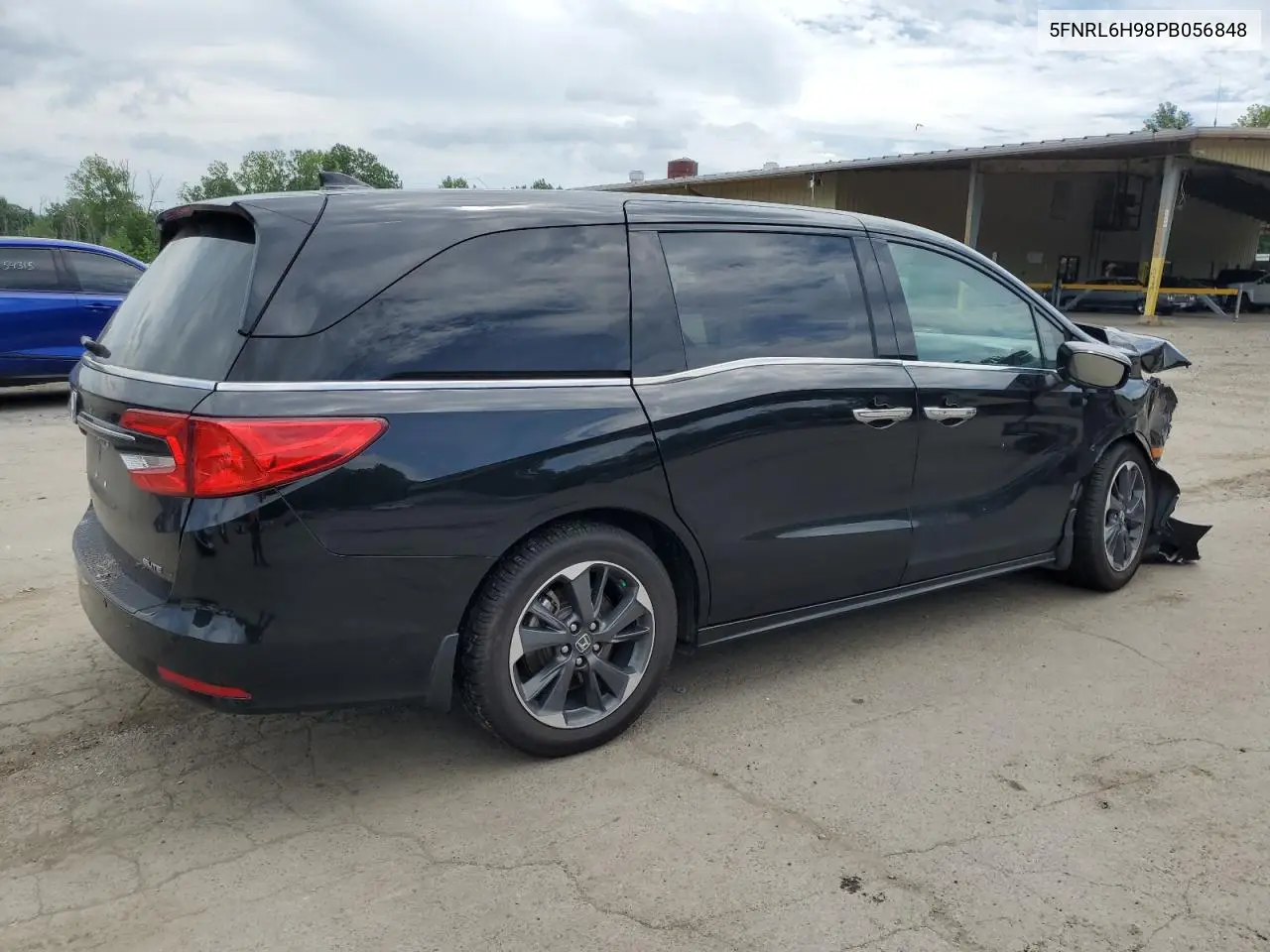 2023 Honda Odyssey Elite VIN: 5FNRL6H98PB056848 Lot: 63215225