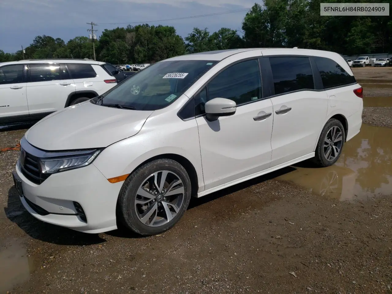2024 Honda Odyssey Touring VIN: 5FNRL6H84RB024909 Lot: 56226255
