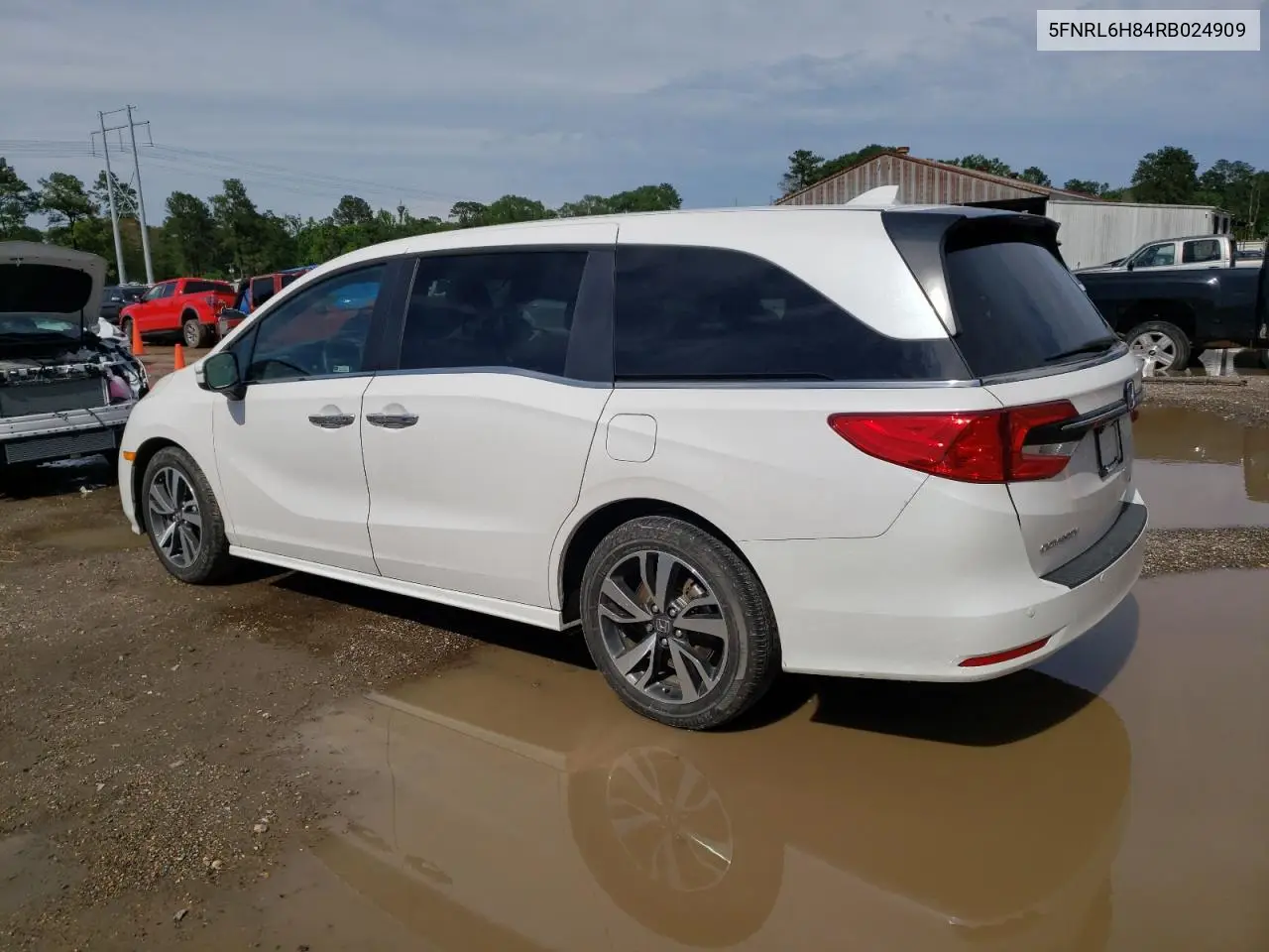 2024 Honda Odyssey Touring VIN: 5FNRL6H84RB024909 Lot: 56226255