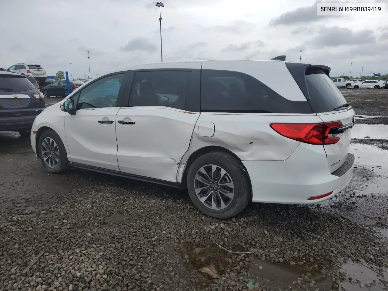 2024 Honda Odyssey Exl VIN: 5FNRL6H69RB039419 Lot: 56296965