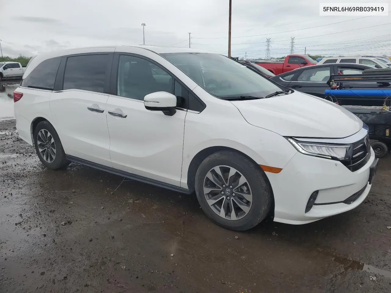 2024 Honda Odyssey Exl VIN: 5FNRL6H69RB039419 Lot: 56296965