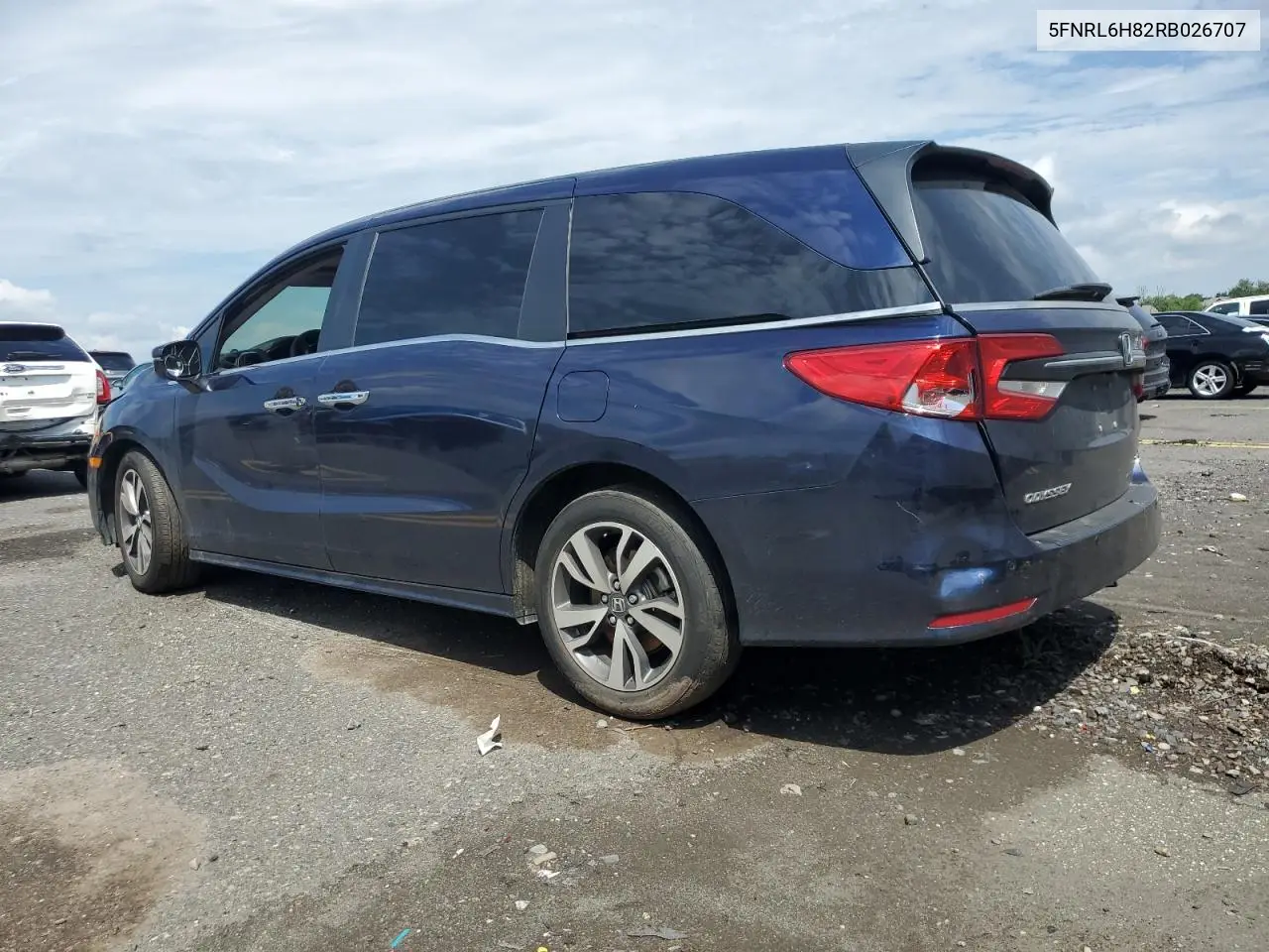 2024 Honda Odyssey Touring VIN: 5FNRL6H82RB026707 Lot: 60662075