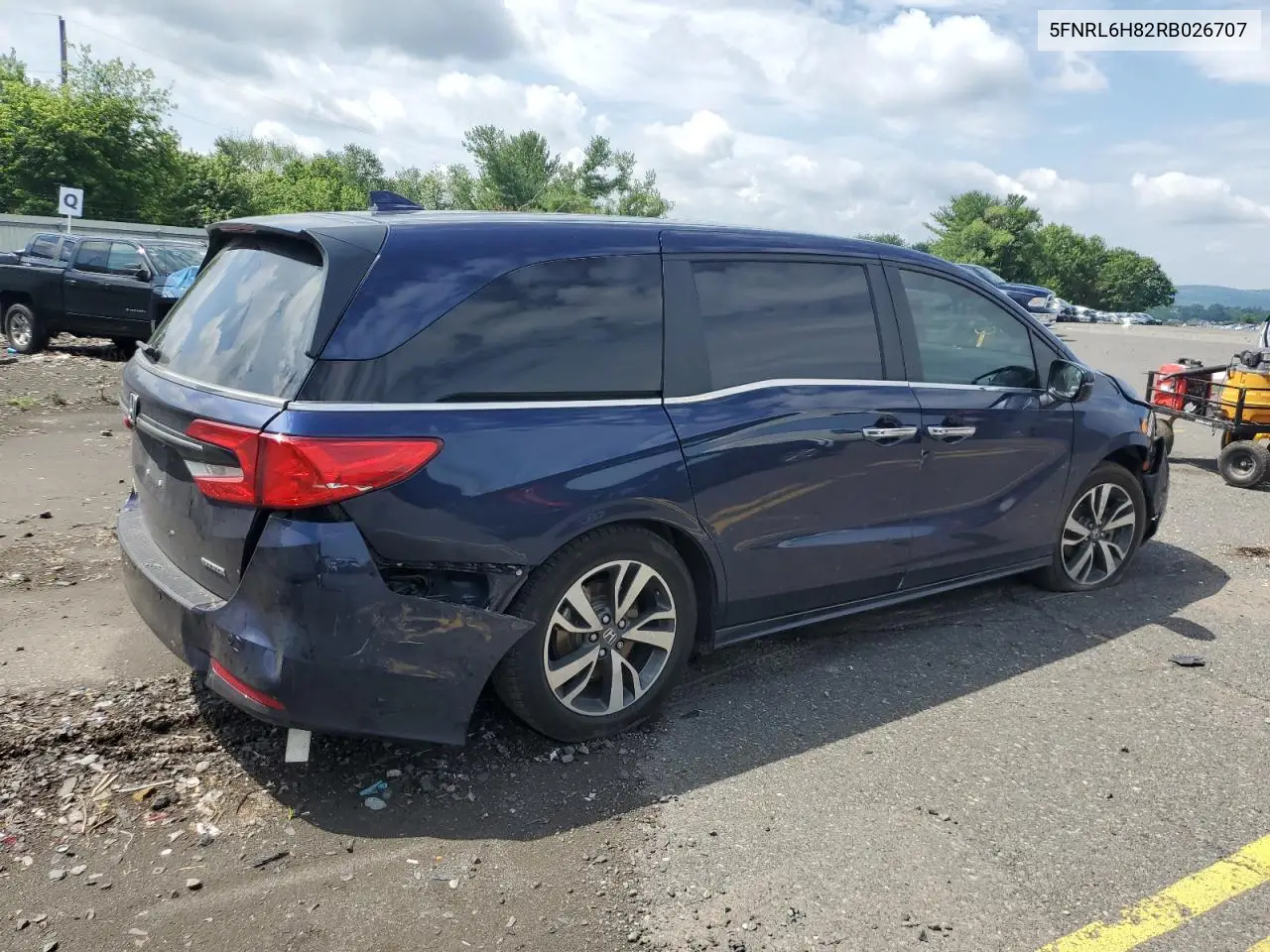 2024 Honda Odyssey Touring VIN: 5FNRL6H82RB026707 Lot: 60662075
