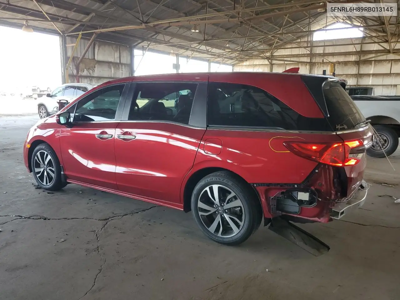 2024 Honda Odyssey Touring VIN: 5FNRL6H89RB013145 Lot: 63103125