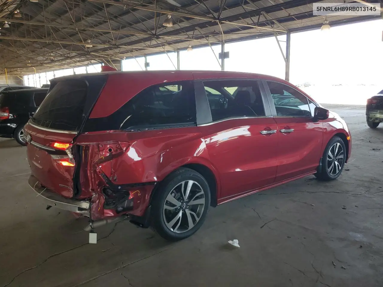 2024 Honda Odyssey Touring VIN: 5FNRL6H89RB013145 Lot: 63103125