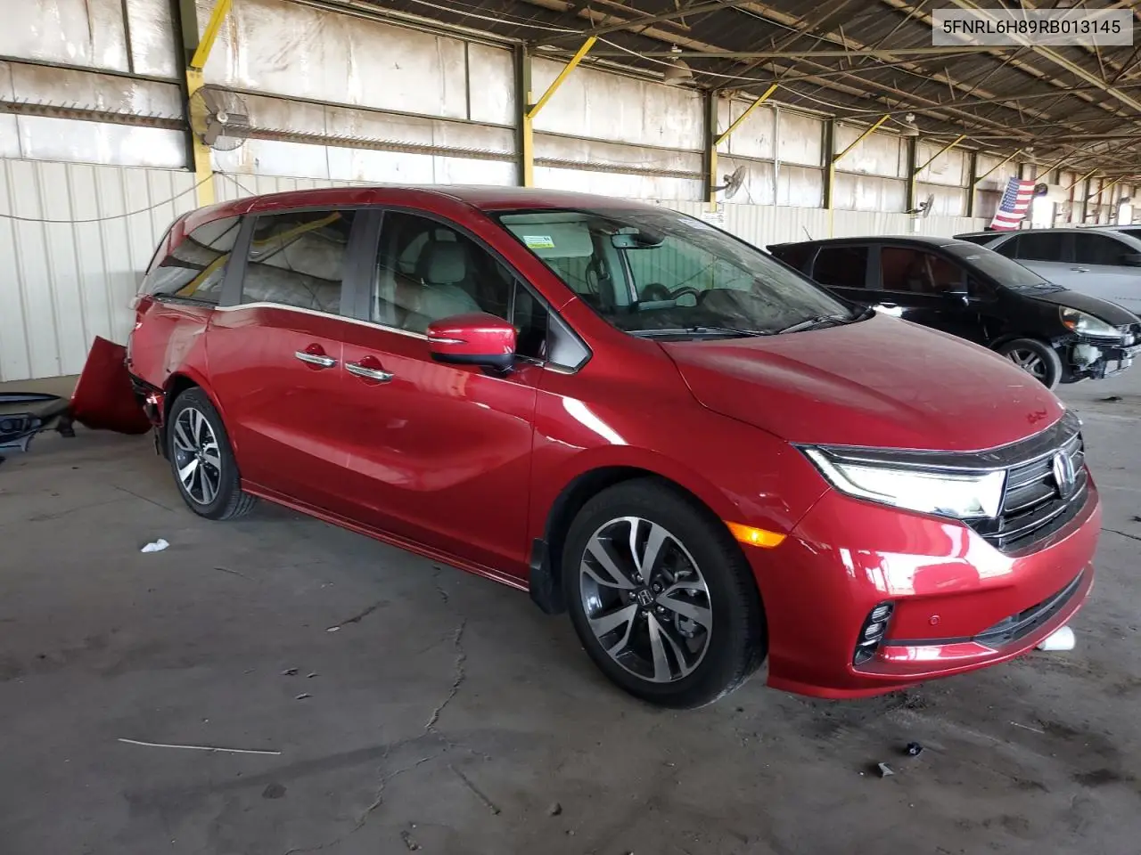 2024 Honda Odyssey Touring VIN: 5FNRL6H89RB013145 Lot: 63103125