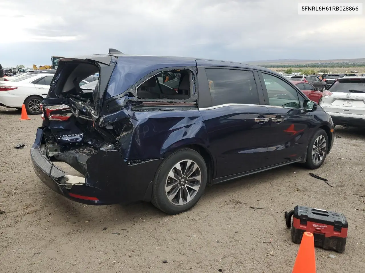 2024 Honda Odyssey Exl VIN: 5FNRL6H61RB028866 Lot: 63203745
