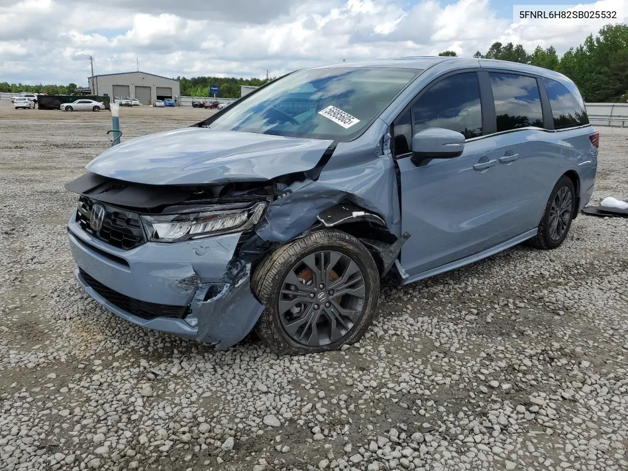 2025 Honda Odyssey Touring VIN: 5FNRL6H82SB025532 Lot: 56985605
