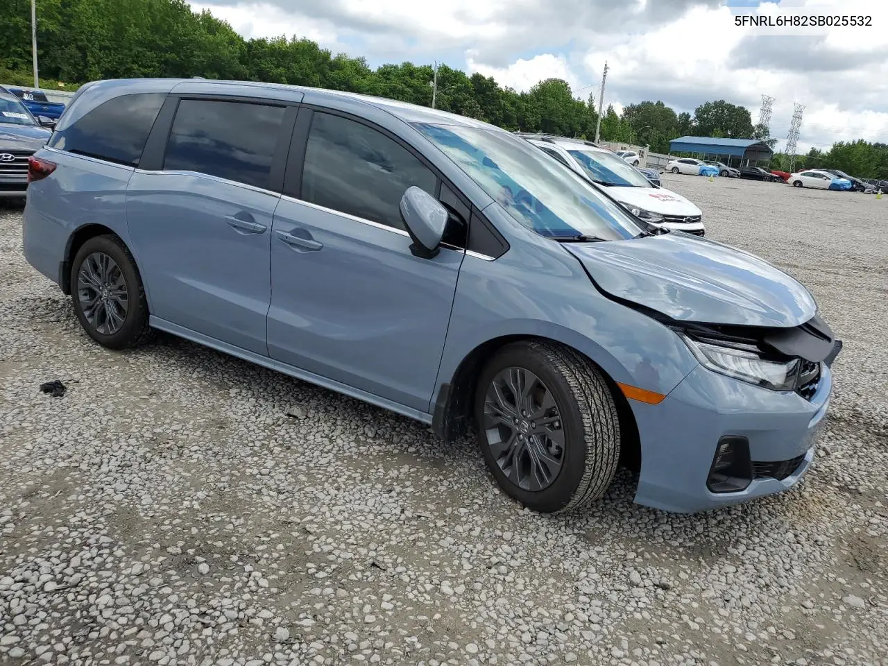 2025 Honda Odyssey Touring VIN: 5FNRL6H82SB025532 Lot: 56985605