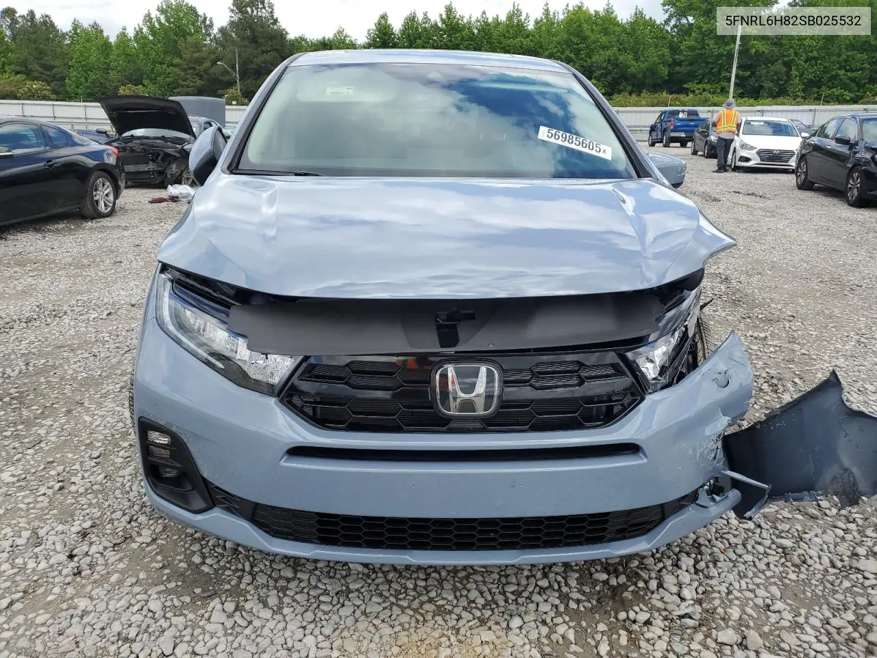 2025 Honda Odyssey Touring VIN: 5FNRL6H82SB025532 Lot: 56985605