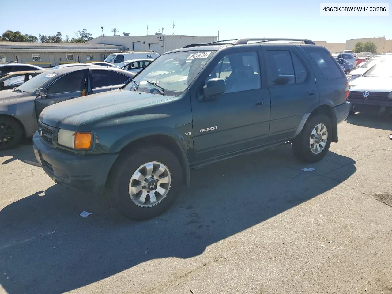 1998 Honda Passport Ex VIN: 4S6CK58W6W4403286 Lot: 70248784