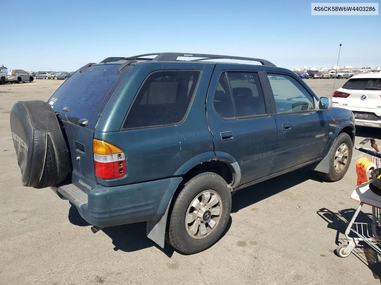 1998 Honda Passport Ex VIN: 4S6CK58W6W4403286 Lot: 70248784