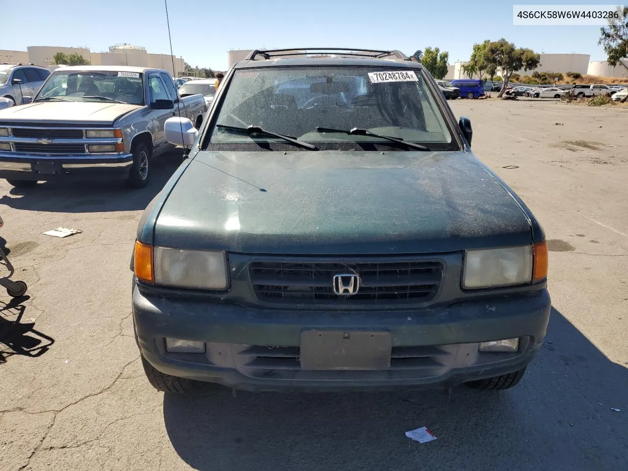 1998 Honda Passport Ex VIN: 4S6CK58W6W4403286 Lot: 70248784