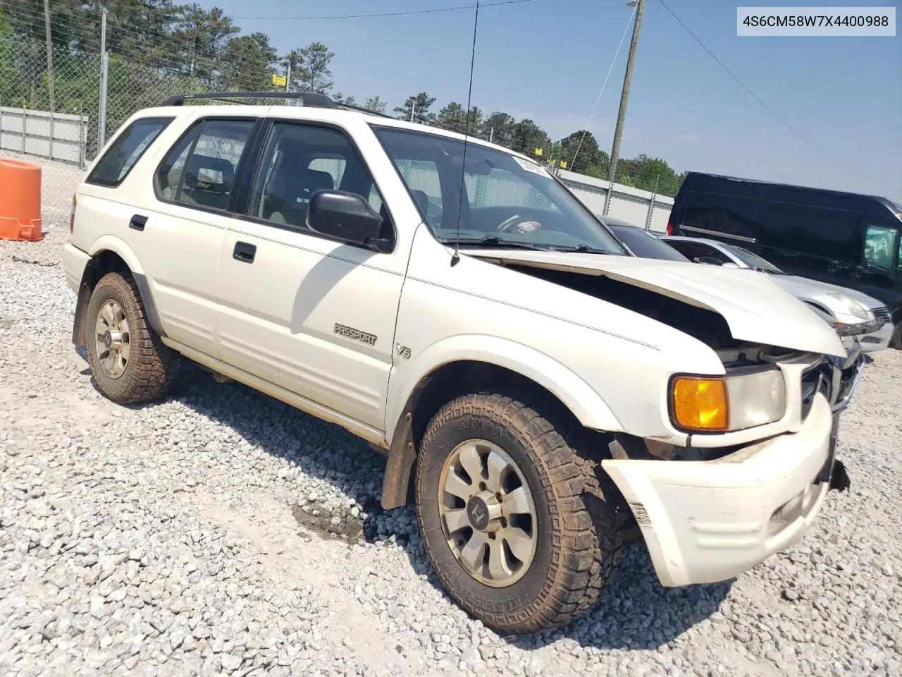 1999 Honda Passport Ex VIN: 4S6CM58W7X4400988 Lot: 53679805