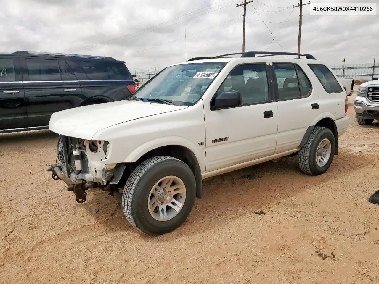 1999 Honda Passport Ex VIN: 4S6CK58W0X4410266 Lot: 57840085