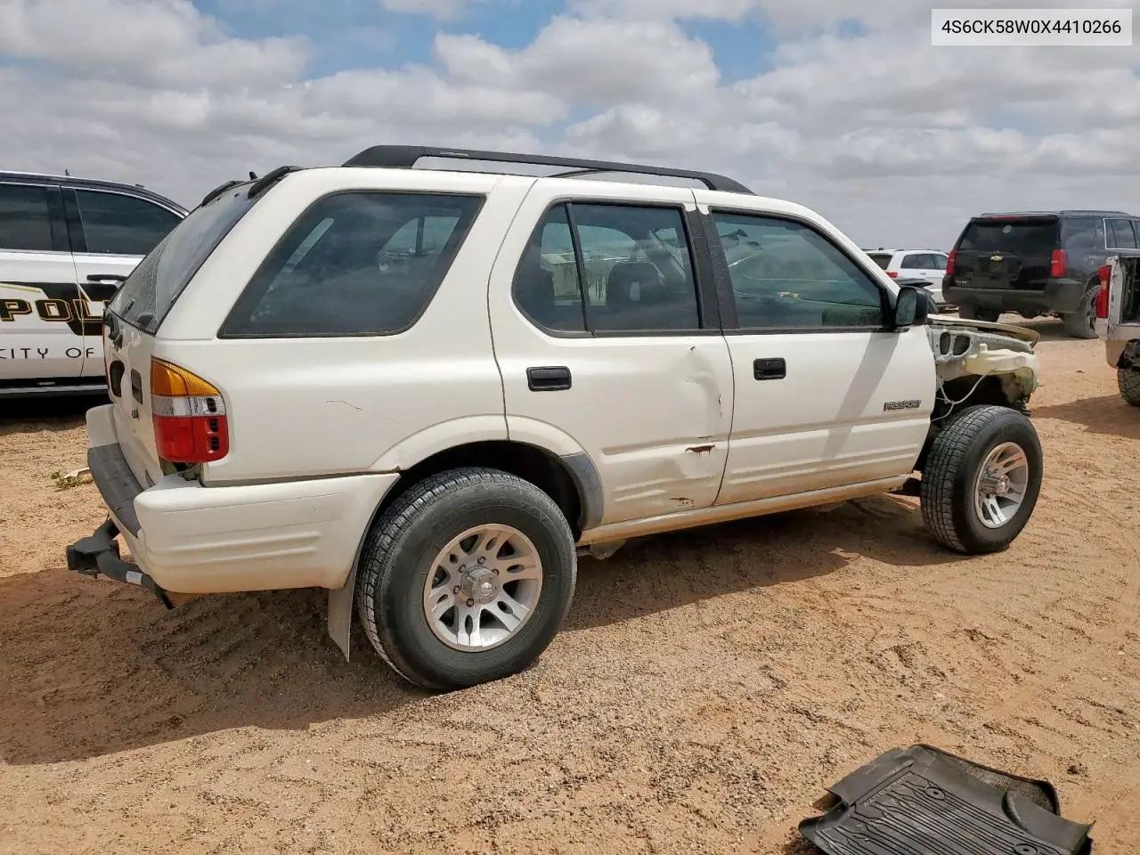1999 Honda Passport Ex VIN: 4S6CK58W0X4410266 Lot: 57840085