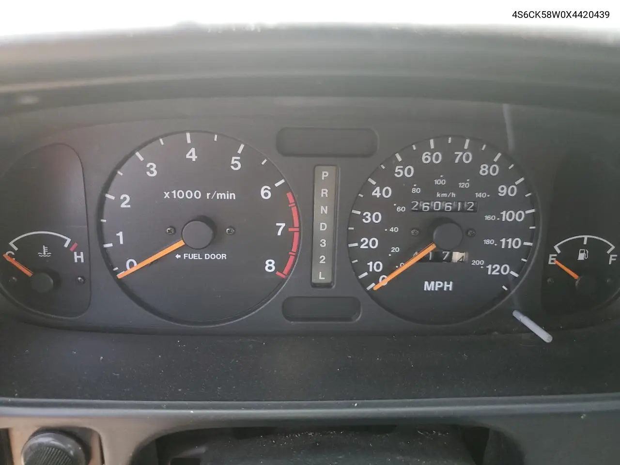 1999 Honda Passport Ex VIN: 4S6CK58W0X4420439 Lot: 61283685