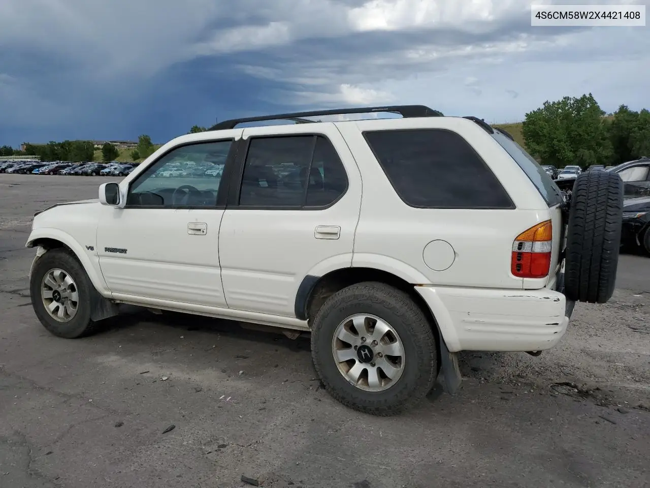 1999 Honda Passport Ex VIN: 4S6CM58W2X4421408 Lot: 63278385
