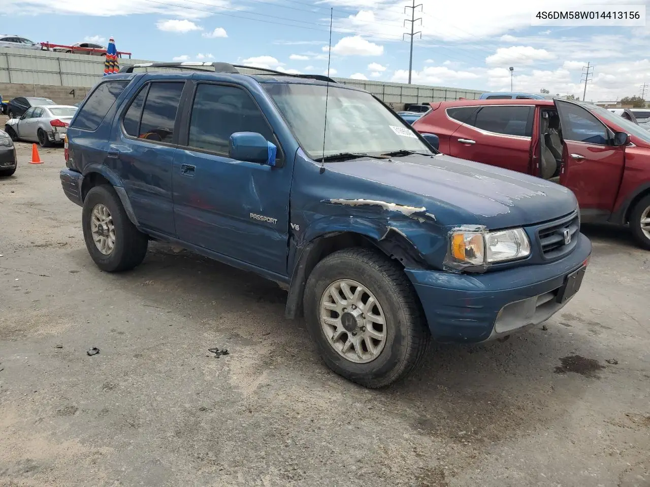2001 Honda Passport Ex VIN: 4S6DM58W014413156 Lot: 61695045