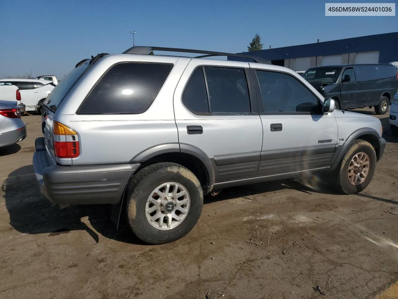 2002 Honda Passport Ex VIN: 4S6DM58W524401036 Lot: 81167334