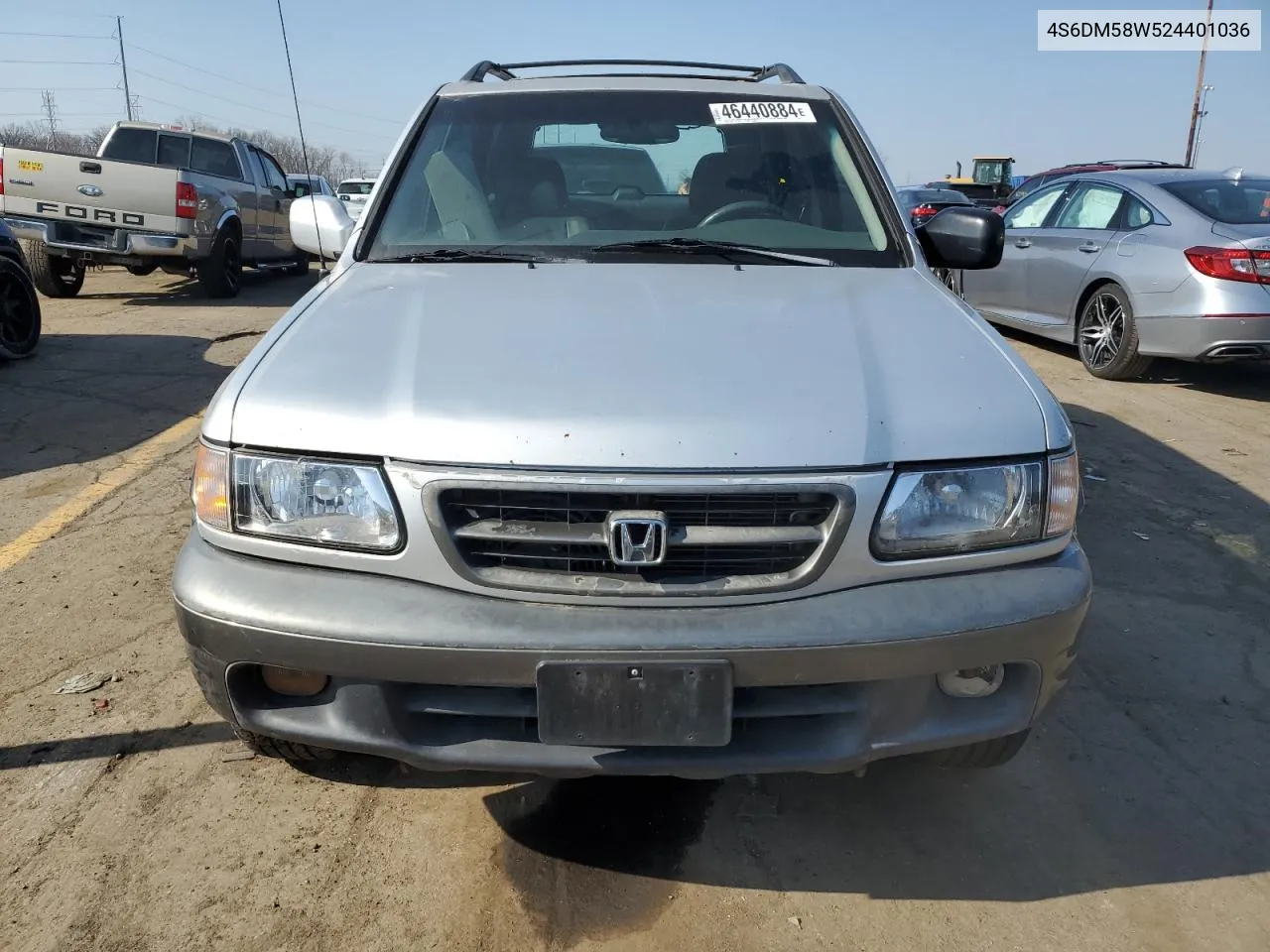 2002 Honda Passport Ex VIN: 4S6DM58W524401036 Lot: 81167334