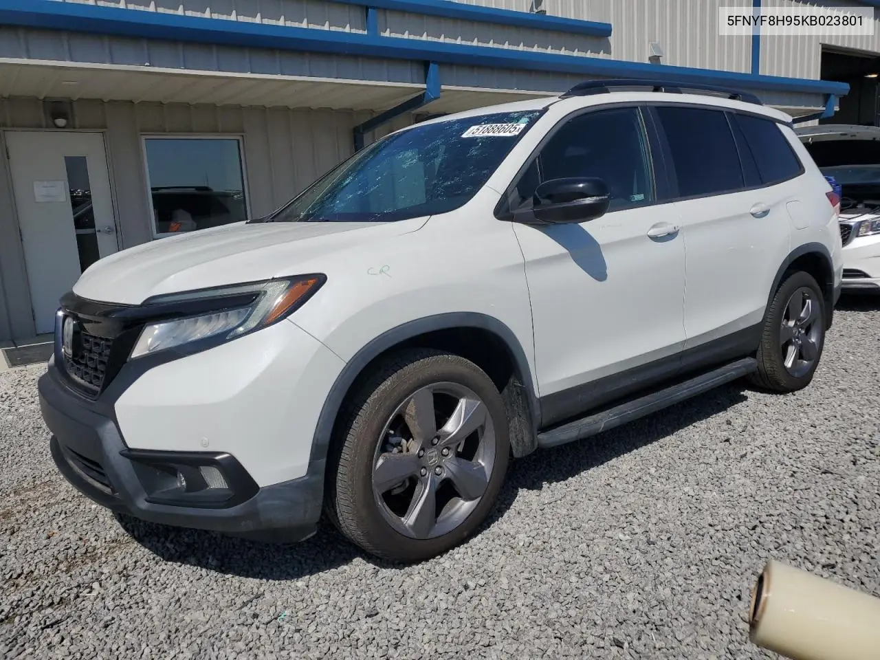 2019 Honda Passport Touring VIN: 5FNYF8H95KB023801 Lot: 51888605