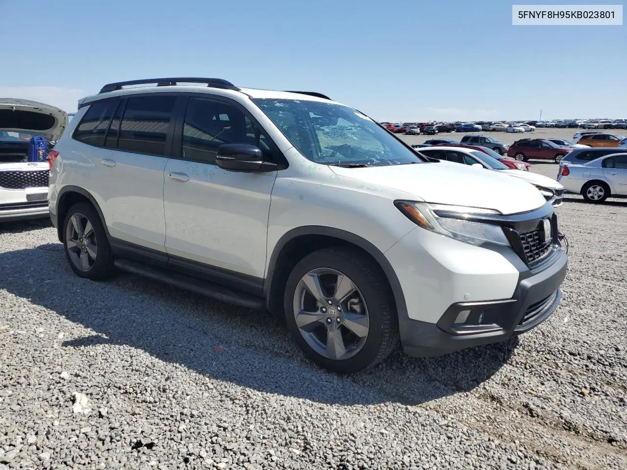 2019 Honda Passport Touring VIN: 5FNYF8H95KB023801 Lot: 51888605