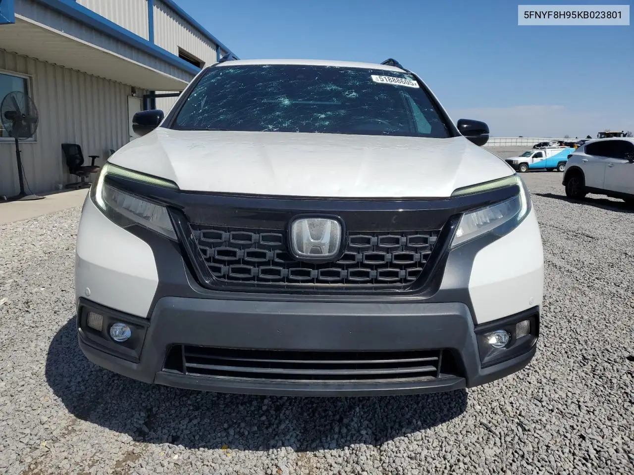 2019 Honda Passport Touring VIN: 5FNYF8H95KB023801 Lot: 51888605