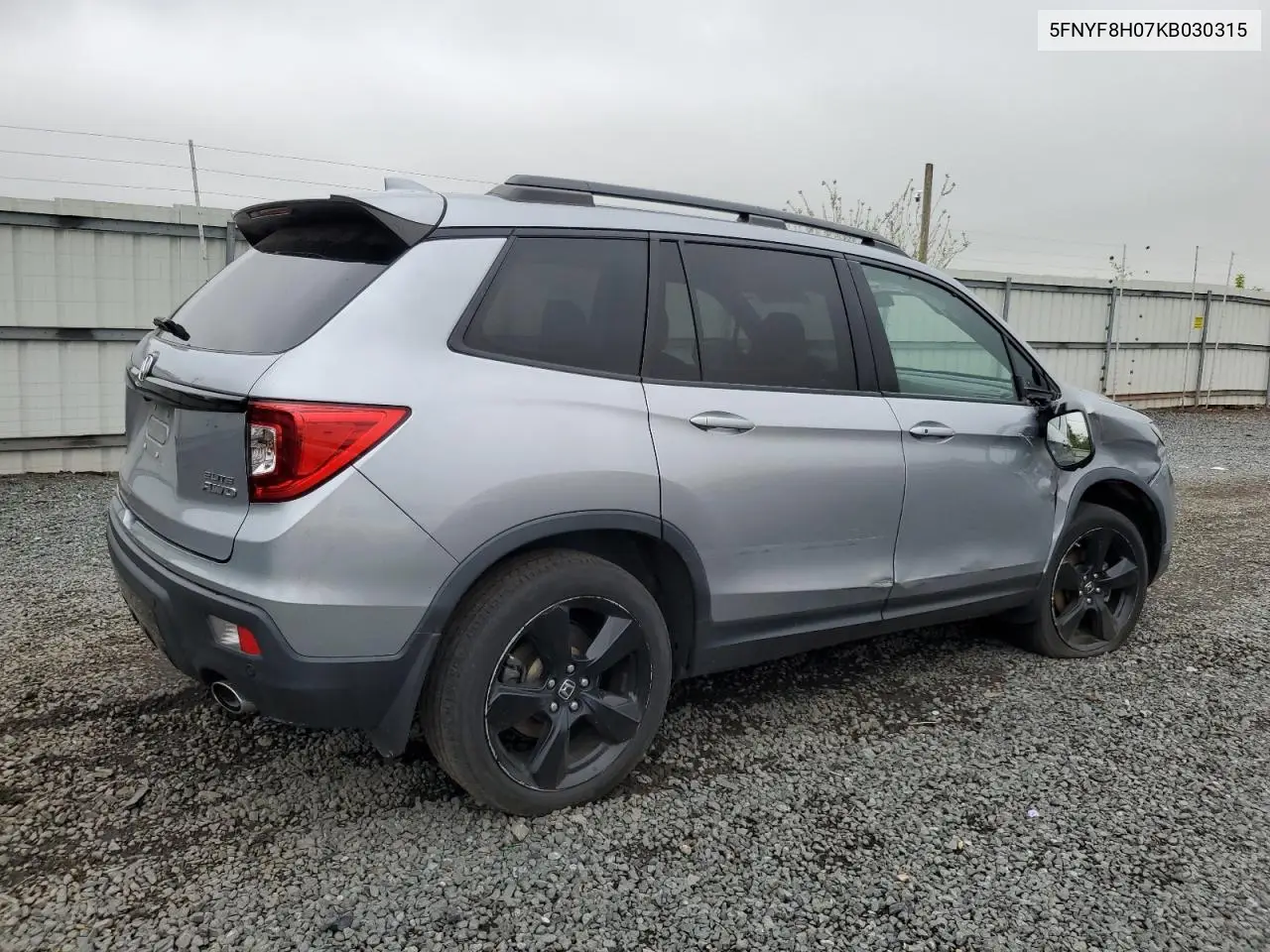 2019 Honda Passport Elite VIN: 5FNYF8H07KB030315 Lot: 55330725